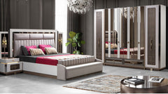 Safir Bed Set with Wardrobe