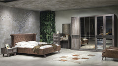 Napoli Bed Set with Wardrobe