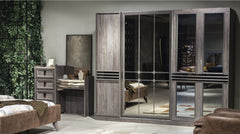 Napoli Bed Set with Wardrobe