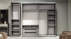 Napoli Bed Set with Wardrobe