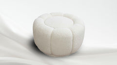 Papatya Accent Chair with Puff