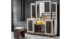 Safir Bed Set with Wardrobe