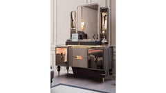 Cura Bed Set with Wardrobe