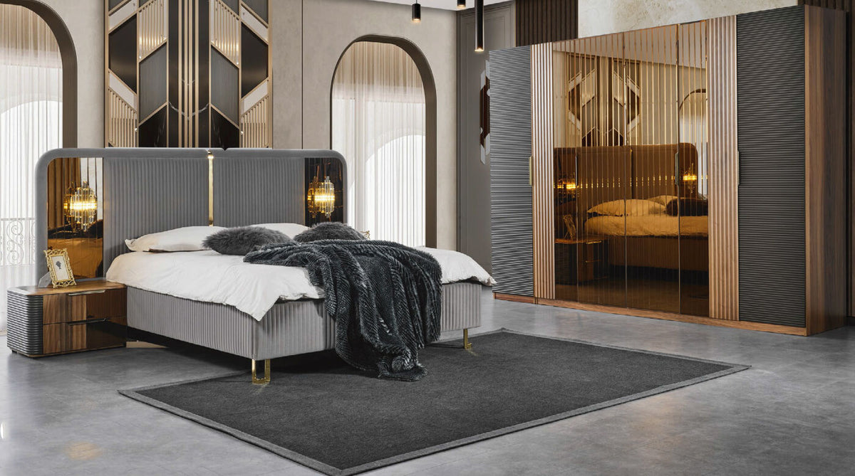 Odessa Bed Set with Wardrobe