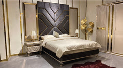 Berlin Bed Set with Wardrobe