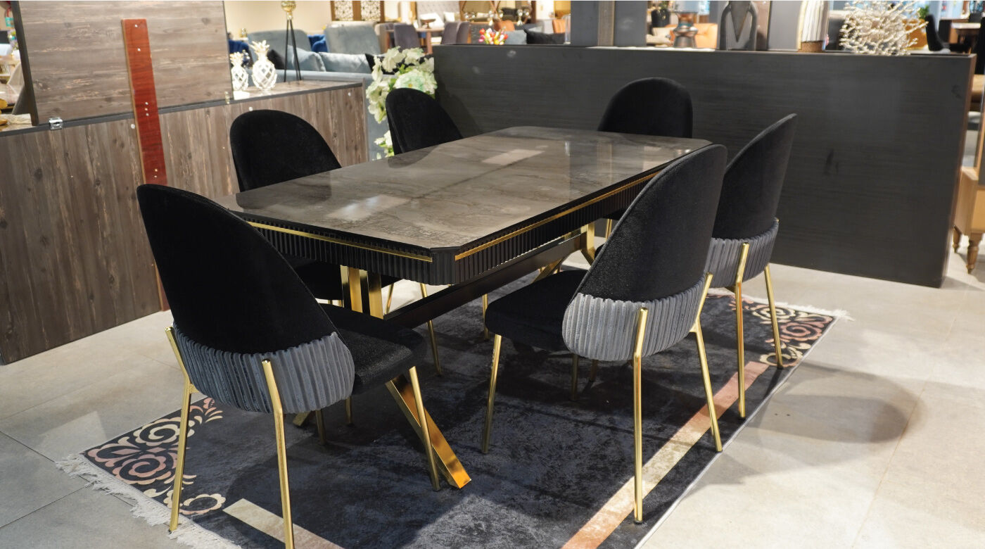 gold Dining Table