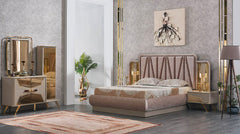 Milano Bed Set with Wardrobe