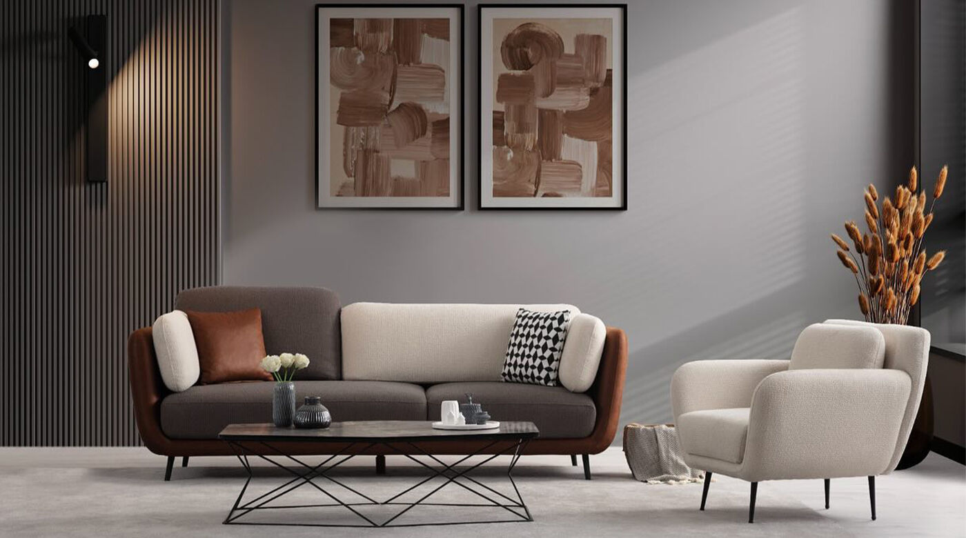 Bughatti 2 Sofa Set