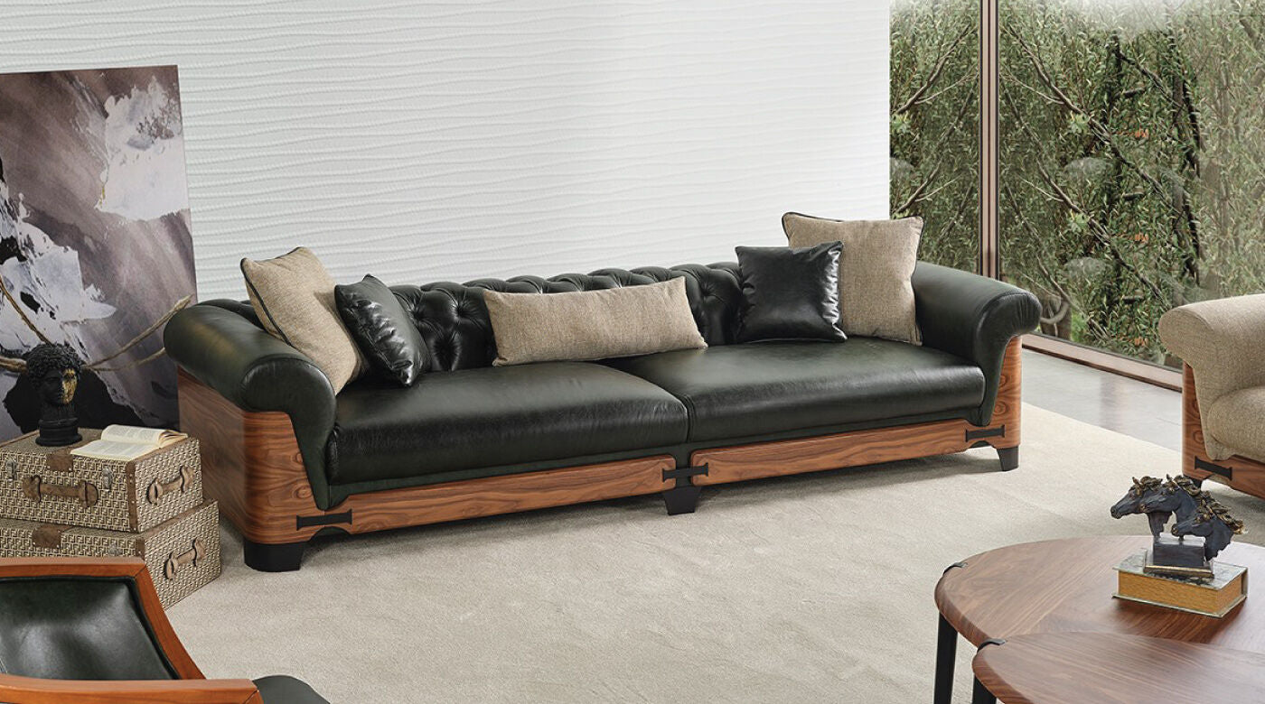 Nish Leather Sofa