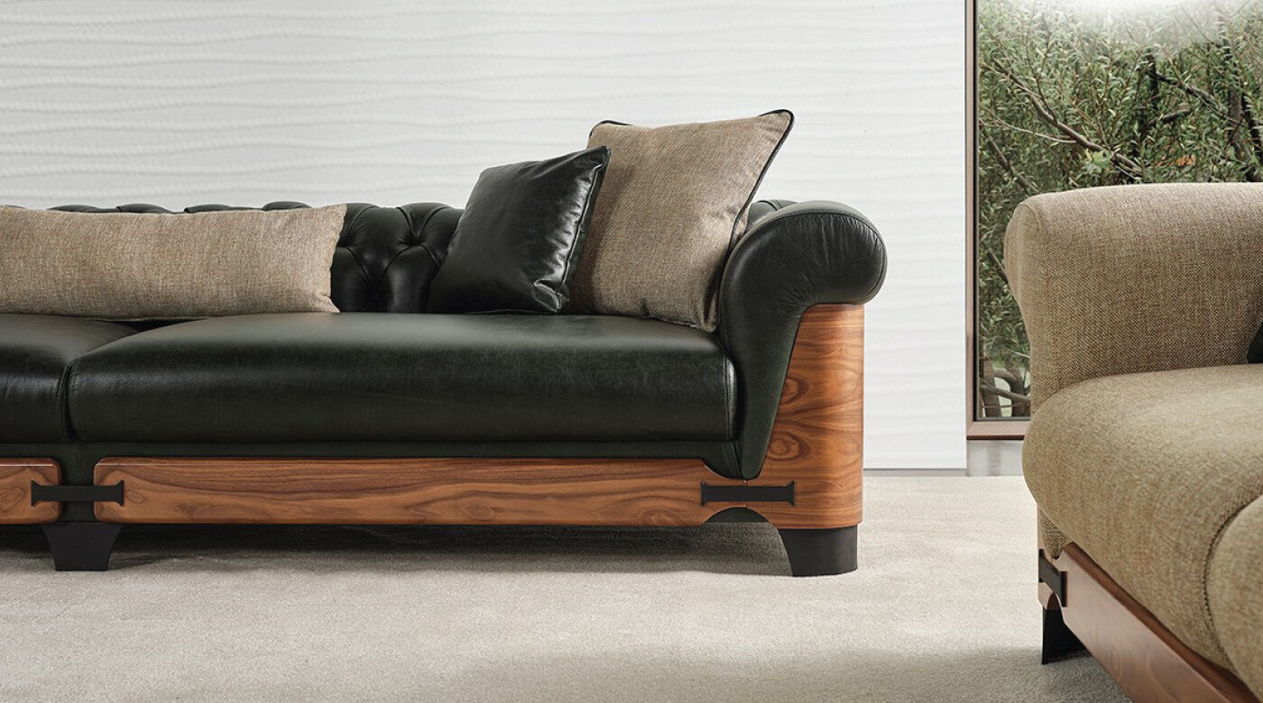 Nish Leather Sofa