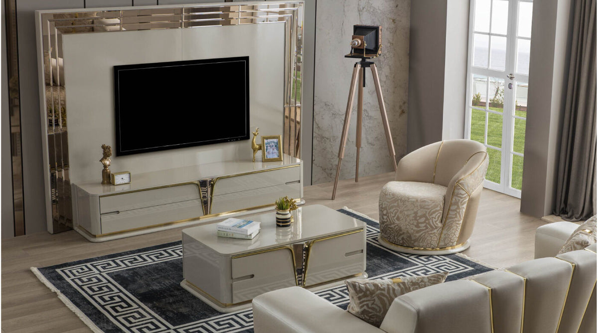 Golden Tv Stand