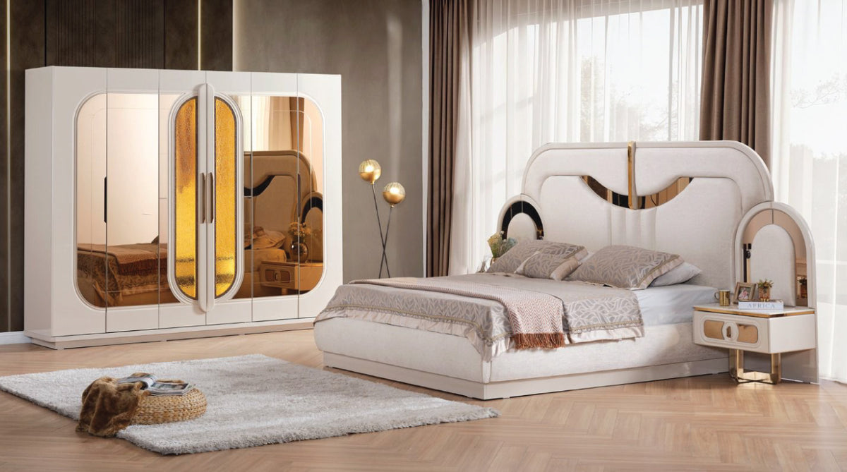 Aqua Bed Set with Wardrobe