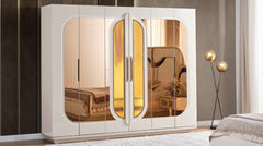 Aqua Bed Set with Wardrobe