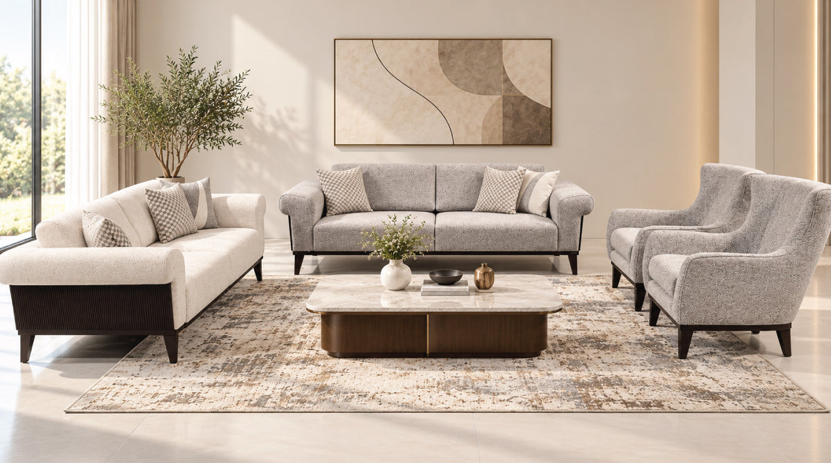 Latte Sofa Set