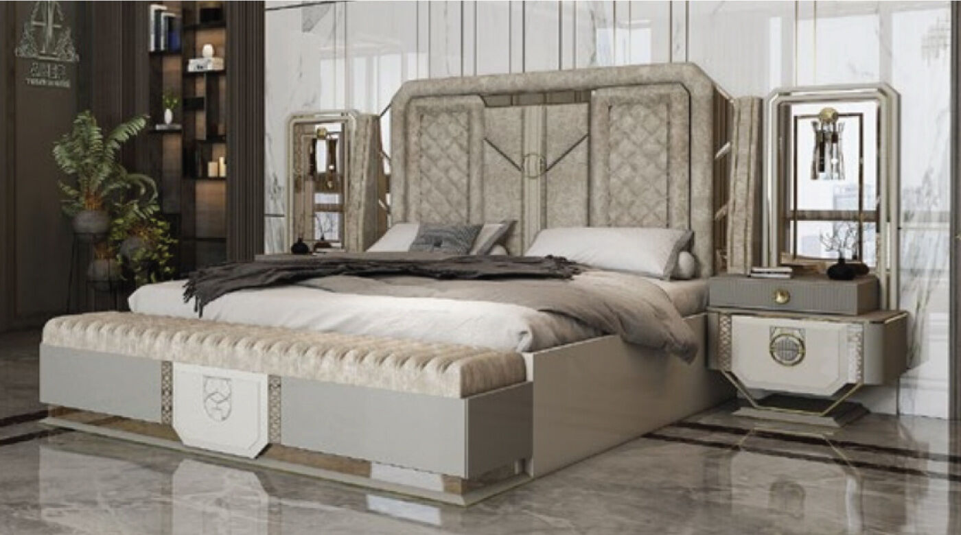 Elvin Bed Set with Wardrobe