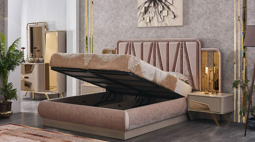 Milano Bed Set with Wardrobe - Thumbnail (2)