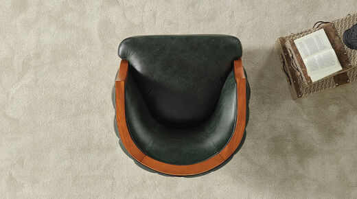 Nish Leather Sofa - Thumbnail