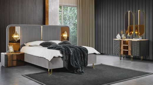 Odessa Bed Set with Wardrobe - Thumbnail (1)
