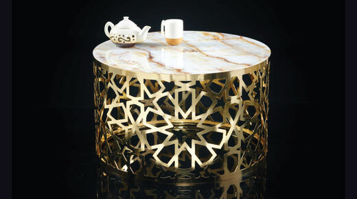Osmanli Gold Center Table - Thumbnail