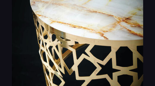 Osmanli Gold Center Table - Thumbnail
