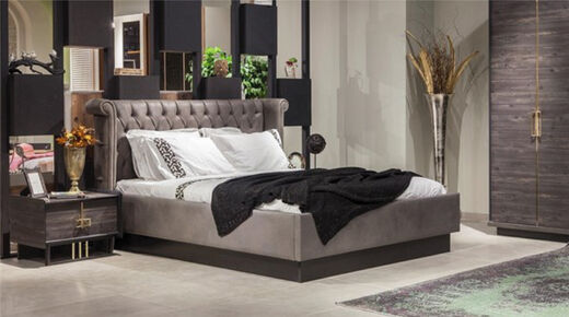 Paris Bed Set with Wardrobe - Thumbnail