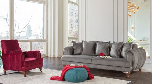 Platin Sofa Set - Baffi Home Furniture